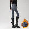 Women's Fleece Warm Winter Jeans Thicken Elastic Skinny Pencil Pants Korean Slim Plush Thermal Leggings Trousers