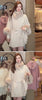 8 Colors Women Mantle Winter Faux Fur O Neck Poncho Cardigan Overcoat Outer Loose Capes Cloak Big Pendulum Oversize Belt Coat