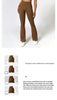 High Waist Flare Leggings Yoga Pants Women Wide Leg Pants Women Gym Workout Fitness Sports Flared Pants Latin Dance Trousers