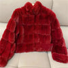 Women's Fur Integrated Jacket Autumn Winter Short Imitation Mink Fur Coat Versatile Velvet Tops Female Outerwear Clothes