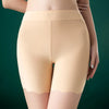 Plus Size Women's Safety Pants Lce silk Thin Breathable Non-Curling Boxer Shorts High Waist Short Pants four-corner Legging M 4X