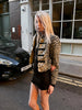 Vintage Leopard Cropped Coat Statement Faux Fur Spotted Jacket Autumn Casual Chic Women Street Outfits