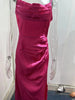 Women's Spring Bra Shrink Pleated Split Satin Dress Sexy Slim Fit Wrap Hip Dress