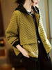 Hooded Casual Coat Women High End Mother Jacket Autumn Winter Korean Patchwork Outwear With Short Zipper Basic Coat