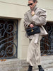 Chic Stand Collar Lace Up Trench Coat Women Long Sleeves Single Breasted Short Windbreaker Spring Lady Daily Street Jacket