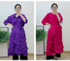 Pleated Lace-up Trench For Women Spring Loose Solid Color Diamonds Mid-length Windbreaker Female 17G2334