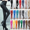 Autumn Women Velvet PU Leather Pants Elastic Stretch Faux Skinny Leather Pencil Pants Y2K Female Sexy Lady Trousers