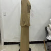 Elegant Stripe Blazer Women Loose Full Sleeve Stand Collar Single Breasted Coats Female Spring Outwear Lady