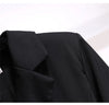 Spring Autumn Women's Dresses Suit Collar Stitching Fake Two-Piece Elegant Lady Office Long Dress Vestidos