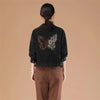 Cowboy Jacket For Women Spring Female Denim Coat Retro letter Butterfly Heavy Embroidery Loose Short DenimTop