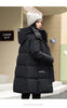 Women'S Winter Down Cotton Jacket Warm Thicken Cotton Padded Jacket Korean Loose Plus Size Parkas Outwear Long Coat