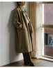 British Style Mid-Length Trench Coat Women's Loose Loose Casual Single Breasted Windbreaker 2DB5048