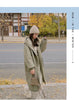 Autumn Winter Korean Loose Women Down Cotton Coat Hooded Medium Length Cotton Coat Large Pocket Windproof Coat