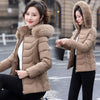 Winter Jacket Women Parka Long Coat Wool Liner Hooded Parkas Slim With Fur Collar Warm Snow Wear Padded Clothes