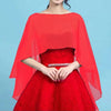 Women's Chiffon Cape Bolero Femme Mariage Chalas Mujer Evening Wedding Bridal Jacket Wraps Accessories Peleryna Cloak Boda Shawl