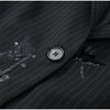 Women Sequinned Shirt Suit Elegant Lapel Long Sleeves Top Elastic Waist Pants 2pcs Set Lady Street Spring Suits
