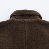Woman Casual Street Style Jackets Women Lapel Single Breasted Pocket Decoration Coat Long Sleeve Winter Warm Jacket