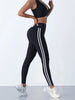 Yoga Leggings Women Striped Slim Sports Pants High Waist Hip Liftting Casul Tights Workout Running Stretchy Gym Leggings