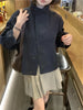 Korea Short Outerwear Woman Casual Loose Lazy Chic Long Sleeve Cotton Blends Windbreaker Coats Thin Thench