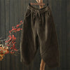 Autumn Winter Female Loose Thicken Pant Ladies High Waist Corduroy Trousers Women Large Size 4XL Casual Carrot Pantalons