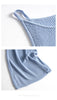 French Knitted Set Dress Women's Early Autumn Woolen Hoodie Strap Skirt Two Piece Set