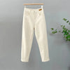 2026New Korean High Waist Denim pants Women's Autumn Casual Loose Khaki Harun pants Female Trousers Ladies