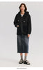 Coat Women Imitation Lamb Wool Polar Fleece Double-Sided Wear Loose Winter Contrast Color Simple Hooded Jacket