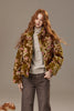 Women's Winter Down Jacket, Retro Floral Embroidery Stand Collar Puffer Coat, Romantic Thick Warm Padded Top