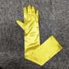Women Multicolor 55CM Long Satin Ceremonial Gloves Elegant Retro Party Prom Cosplay Bridal Wedding Dress Accessories