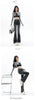 Women Jeans Cotton Denim Flared Pants Elastic Force Vintage Streetwear High Waist Slim Mom Harajuku Trousers Plus Length
