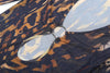 Sexy See Through Dress Woman Butterfly Print Metal Ring Hollow Full Sleeve Splits Clubwear Midnight Elegant Bodycon