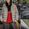 Women's Down Jacket 90% White Duck Down Lightweight Puffer Stand Collar Warm Inner Layer Casual Thermal Coat for Winter