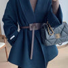 1Pc Designer Belts for Women Knot Soft Pu Leather Long Cummerbunds Wide Coat Femme Dress Waistband