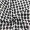 Classic Checkered Tweed Women's Suit Set 2 Piece Long Blazer and Straight Skirt Single Breasted Casual Business Office Outfit