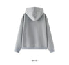 Jacket Women Fleece Drop Shoulder Loose Lazy Sweatshirt White Winter Minimalist Hooded Women's Clothing