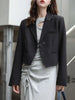 Spring Women's Elegant Design Dress Jacket Short Street Style High End Temperament Women Blazer