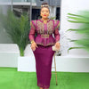 Spring African Clothes for Women long sleeve polyester Dashiki Ankara Outfit Robe Plus Size Wedding Party Dresses