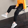 Women Pants Thin Style Solid Casual Pockets Wide Leg Trousers Drawstring Ladies Straight Pants Versatile