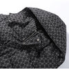 Printed Women's Winter Down Jacket With Hood Zipper Slim Long Sleeve Warm Thicken Quilted Padded Jackets Outerwears