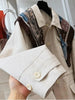 Long-Sleeved Simple Cotton Coats for Women Spring Elegant Lightweight Single Breasted Loose Coats