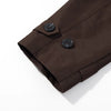 Brown Trench Coat Woman Long Sleeve Urban Solid Cropped Women's Trench Coat Casual Classic Jackets Outerwears