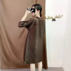 Autumn Style Pleated Autumn Style Women's Loose Large Size Mid-length A-line Dress