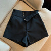 Women Shorts Mooyufon Black Shorts Women Harajuku Elegance High Waisted Shorts A Line Slim Casual Girl Straight Pants Sexy