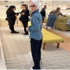 Women's Denim Lace Up Jacket Lapel Neck Waist Cinching Button Front Long Sleeve Coat Spring Femlae Casual Daily Outerwear