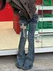 2000s Japanese Jeans Pants Women Low Waist Denim Pant Streetwear American Retro Y2k Trousers Jeans Slim E-girls Jeans