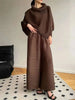 2 Pieces Sets For Women Beading Loose Shirts With Wide Leg Pants Female Elegant Clothing Spring Autumn 2DB2230