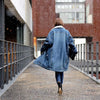 Female jacket Women Warm Thick Winter Long Sleeve Denim Jacket Long Jean Coat Outerwear Women jacket Overcoat
