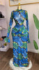 Women Full Sleeve Leaf Print Stacked Bodycon Long Dress Fall Evening Birthday Night Party Vestidos Sexy Dresses