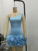 Off Shoulder Sexy Mini Birthday Party Evening Dress A-line Dress Women's Retro Club Party Dress Wedding Elegant Dresses