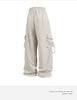 Women Cargo Pants Loose Comfortable Breathable Lightweight Multiple Pockets Cargo Long Pants Fitness Running Casual Pan